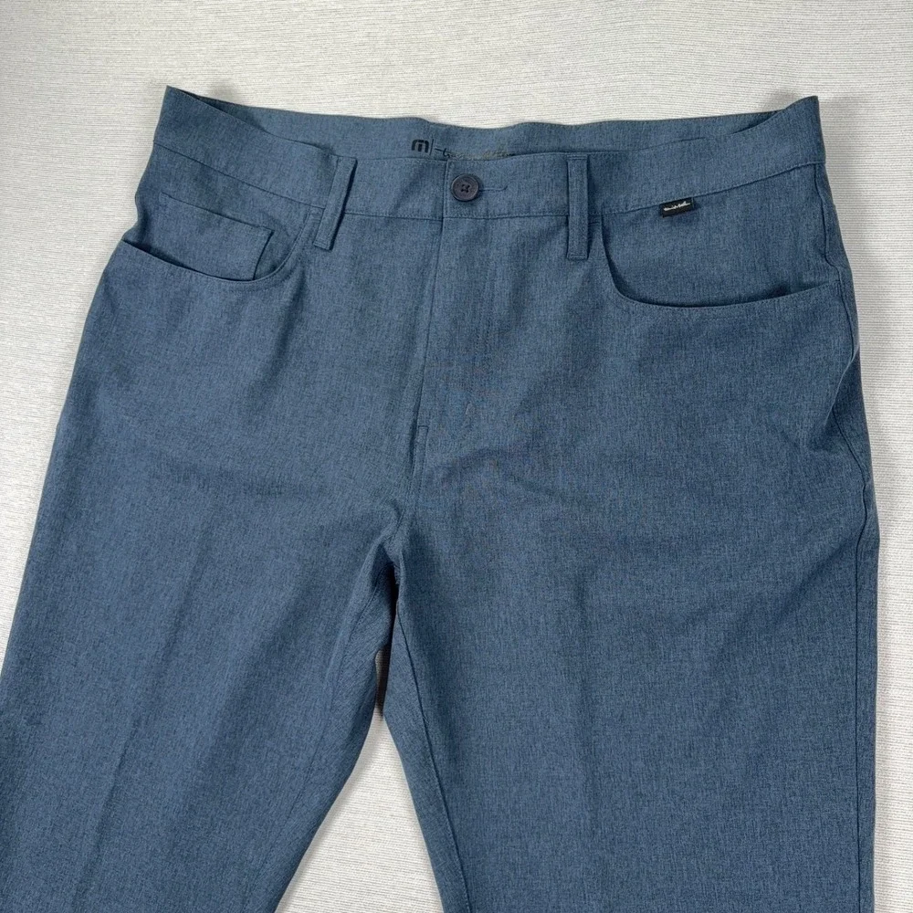 Travis Mathew Open to Close Pants Mens Size 36x30 Blue Polyester Spandex